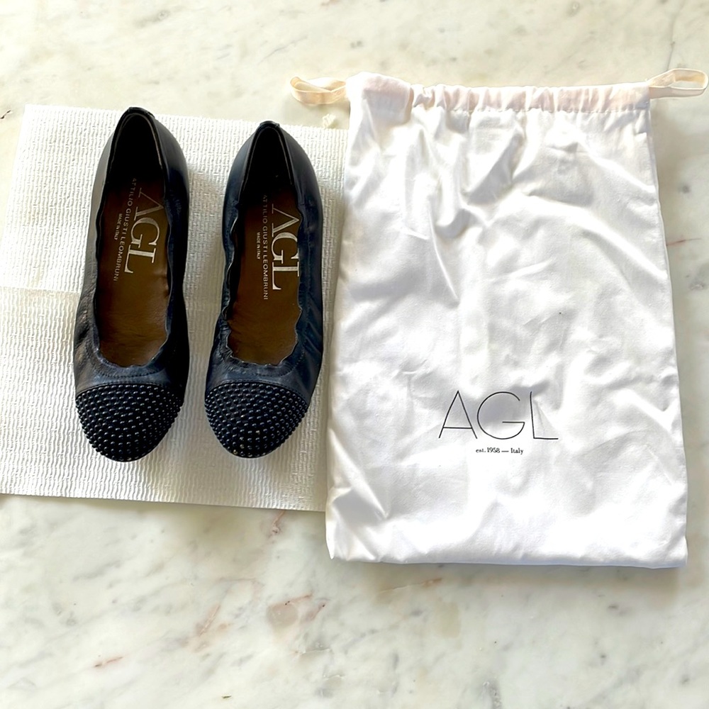 AGL shoes size 6 U.S./ 37 1/2 EU. Made in Italy.